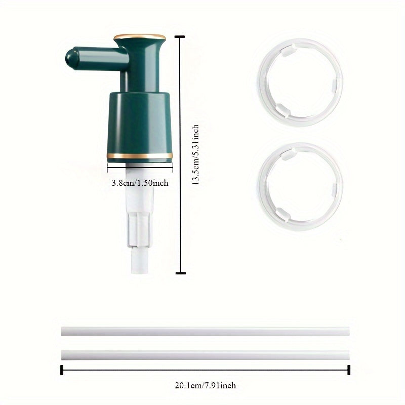 1 dona Oysters sousi shishasi bosim nasos boshqichi, yog' iste'molini nazorat qilish uchun, uyda foydalanish uchun oziq-ovqat darajasidagi bosim siqgichi, Haitian universal yog' idishi og'ziga mos keladi.