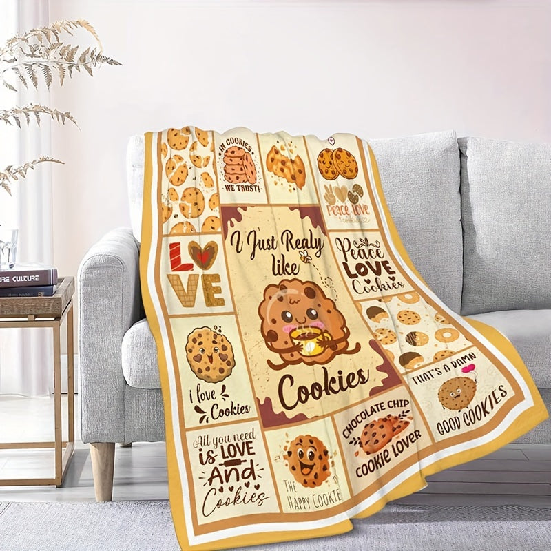 Reversible Flannel Fleece Throw Blanket Soft Lightweight for All Seasons