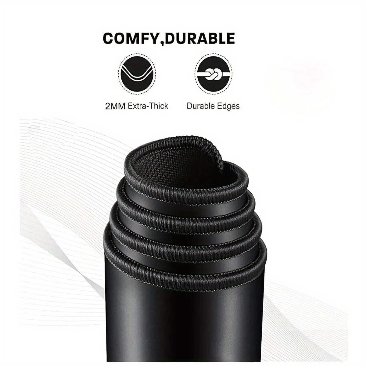 Large Floral Pattern Mouse Pad with Rubber Base Washable Non-Slip for Gaming and Office