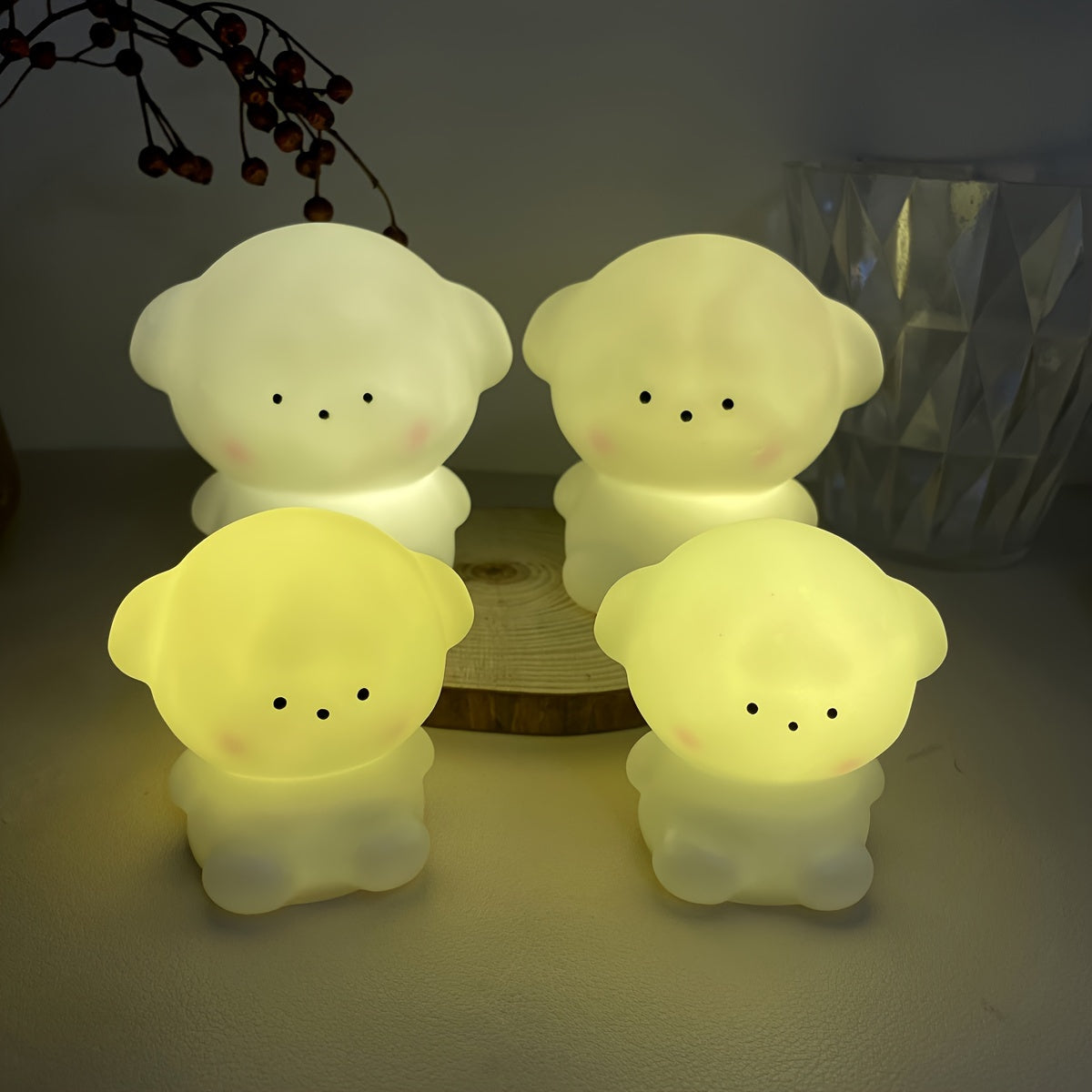 Luz LED divertida para perros, regalo para amigos y familiares en vacaciones y ocasiones especiales