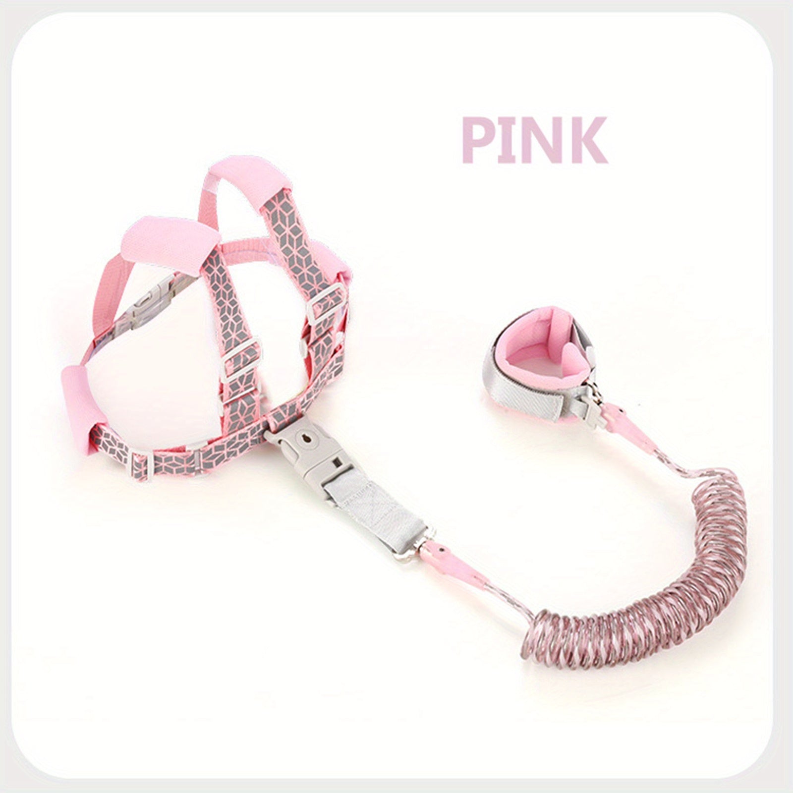 Child Safety Harness for Toddlers 1-5 Years Reflective Wrist Leash with Safety Lock