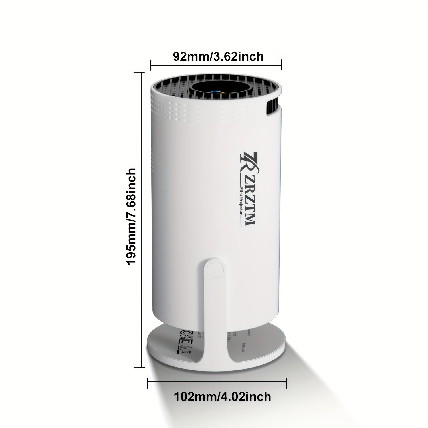 Intelligent Projector 1280x720P 180° Projection Home Cinema Camping Office