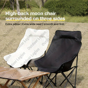 Lightweight Folding Chair with High Back for Camping Fishing and Outdoor Activities