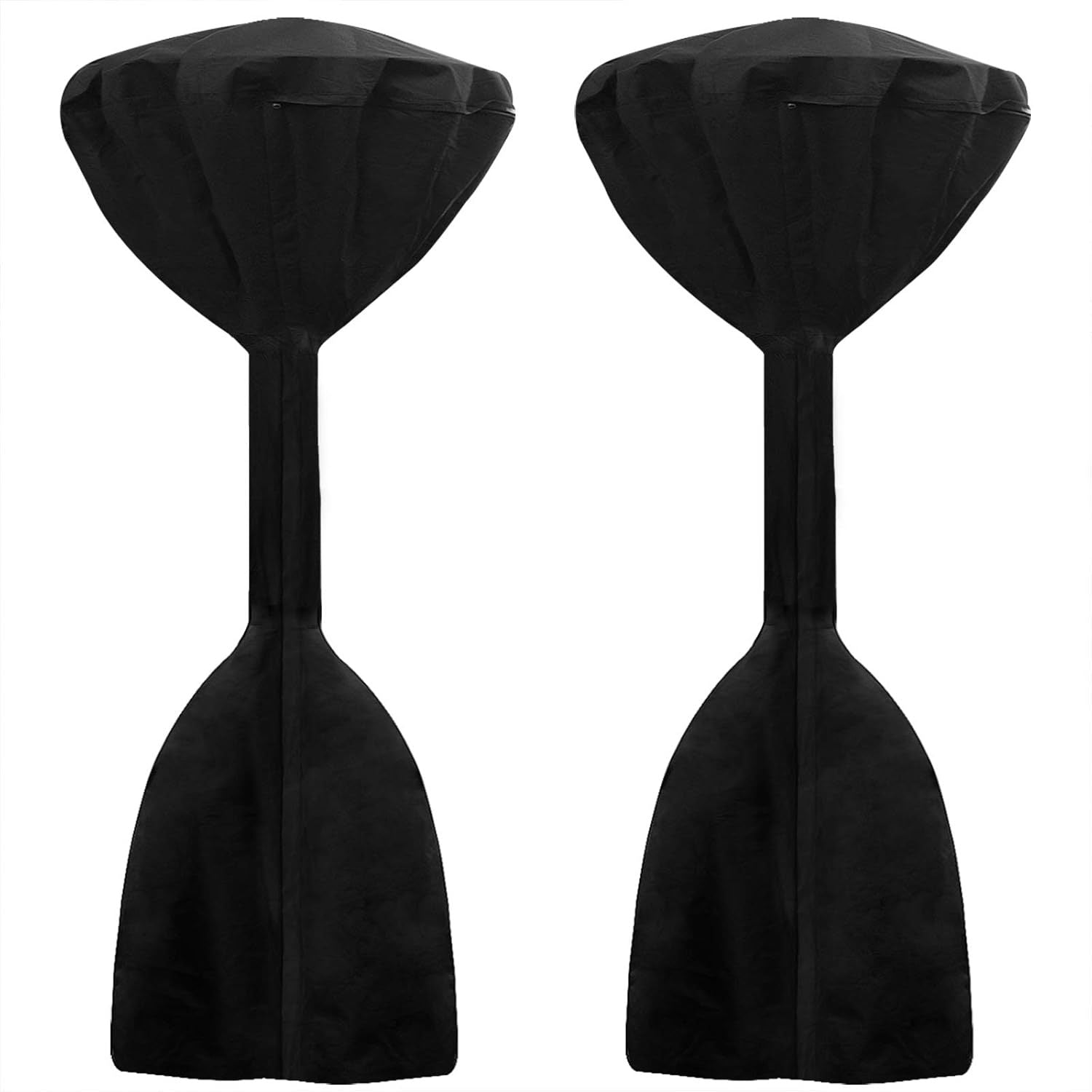 Прочный чехол для уличного обогревателя — защищает от ультрафиолетовых лучей и ветра, изготовлен из черной ткани «Оксфорд», 86,36 см x 48,26 см x 241,3 см — идеально подходит для вертикальных уличных обогревателей, обеспечивает защиту от непогоды