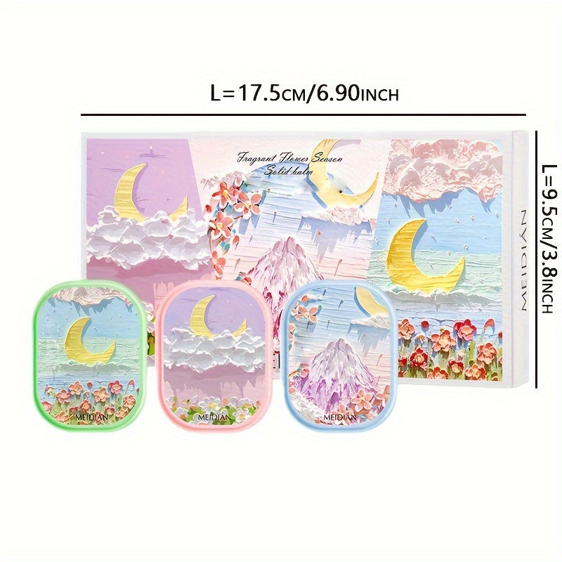 Women's Solid Perfume Stick Water Honey Peach Jasmine Cedar Floral Long-Lasting Deodorant