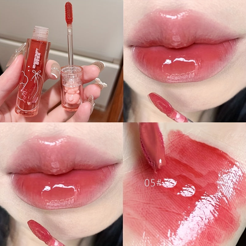Set de brillo labial 6 colores, de larga duración, a prueba de manchas, acabado húmedo, regalo de San Valentín