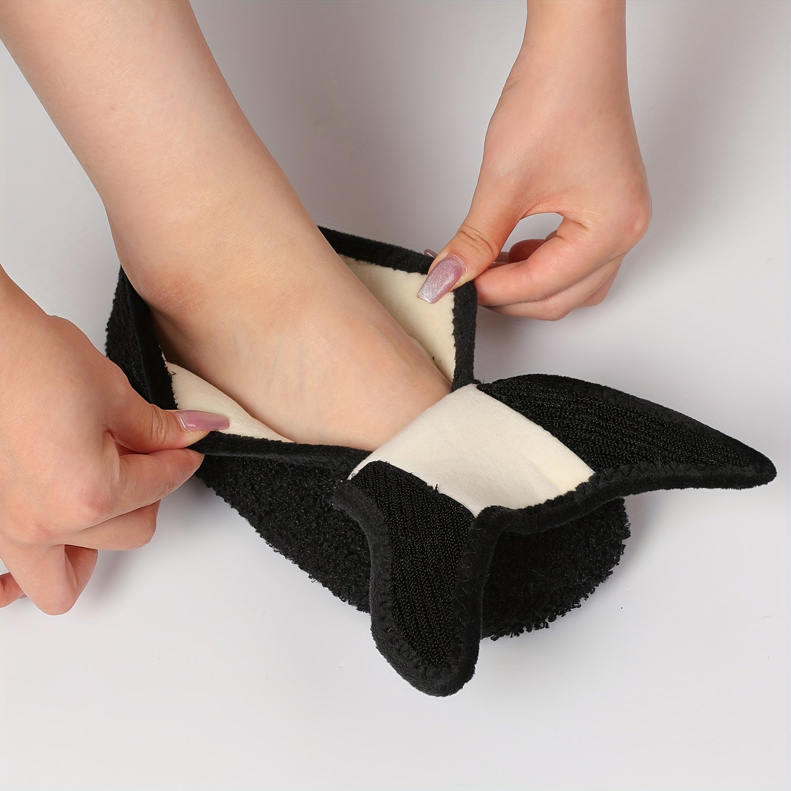 Ayollar uchun issiq plaid naqshli, plush qoplamali ichki chanoq kiyimlari