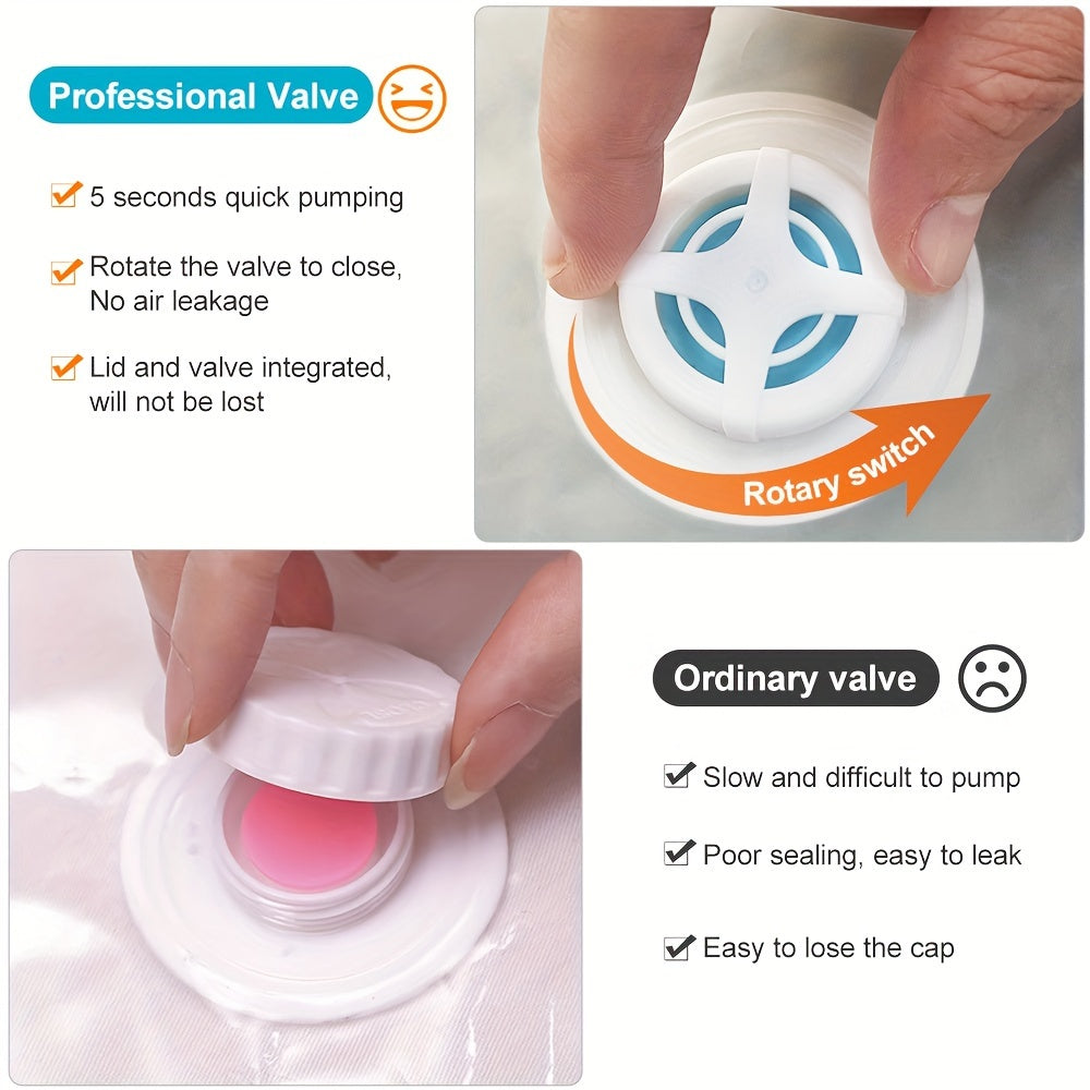 Set of 4 Reusable Vacuum Storage Bags for Clothes and Bedding Space Saving Organizer