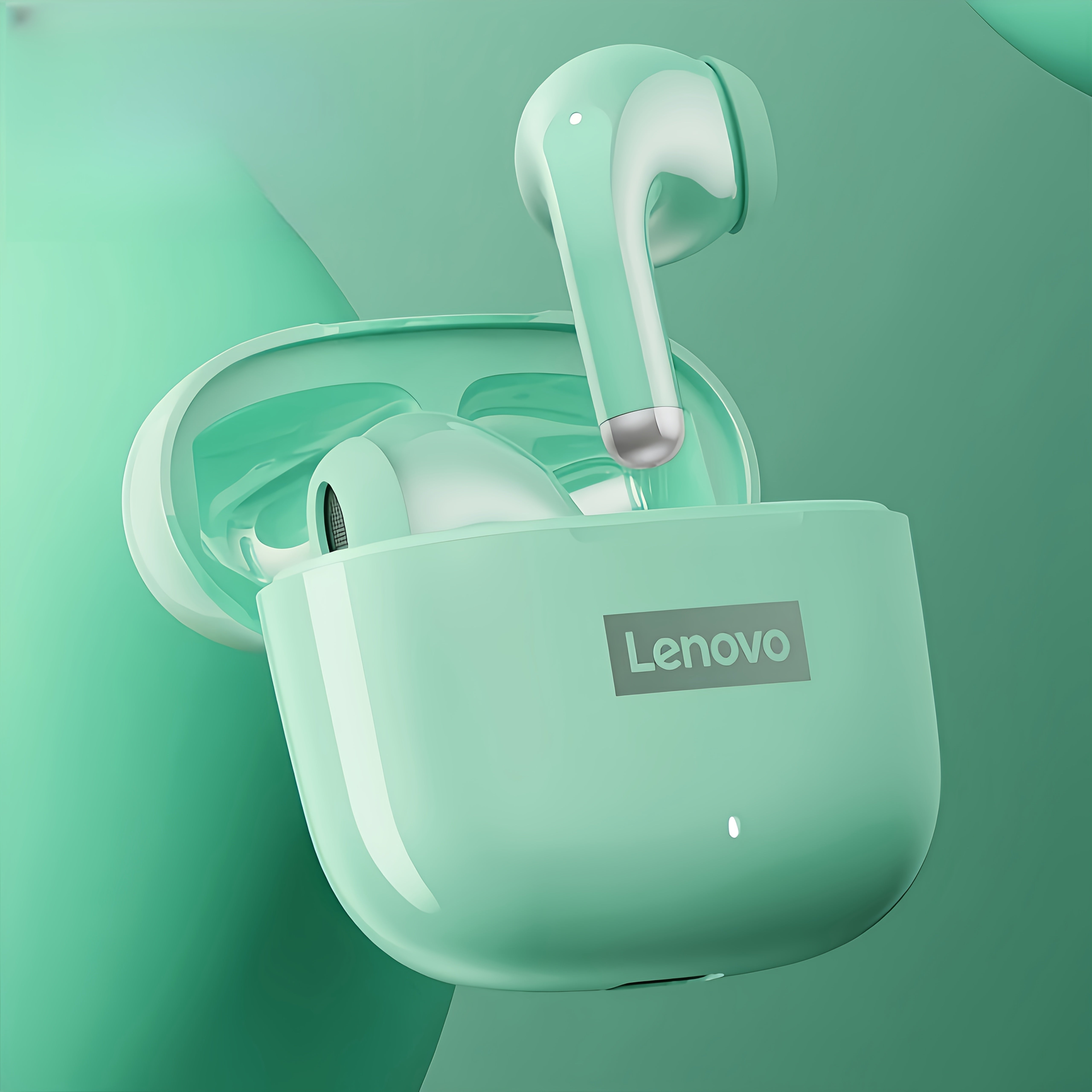 Wireless Earphones with Volume Control Condenser Microphone Rechargeable Battery Type-C Charging