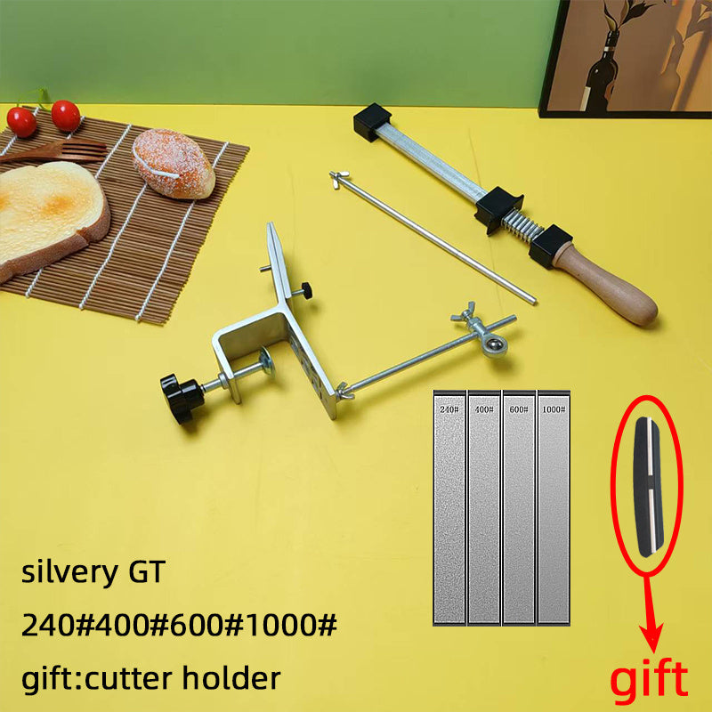 Kuchukcha pichog'ini silliqlash uchun qattiq burchakli, sirpanmaydigan asos, samarali silliqlash