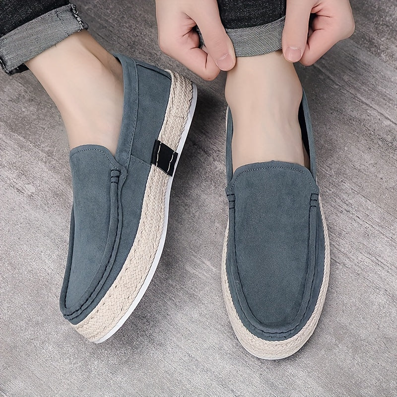 Men's Casual Slip-On Shoes Non-Slip Sole for Walking Traveling Fishing