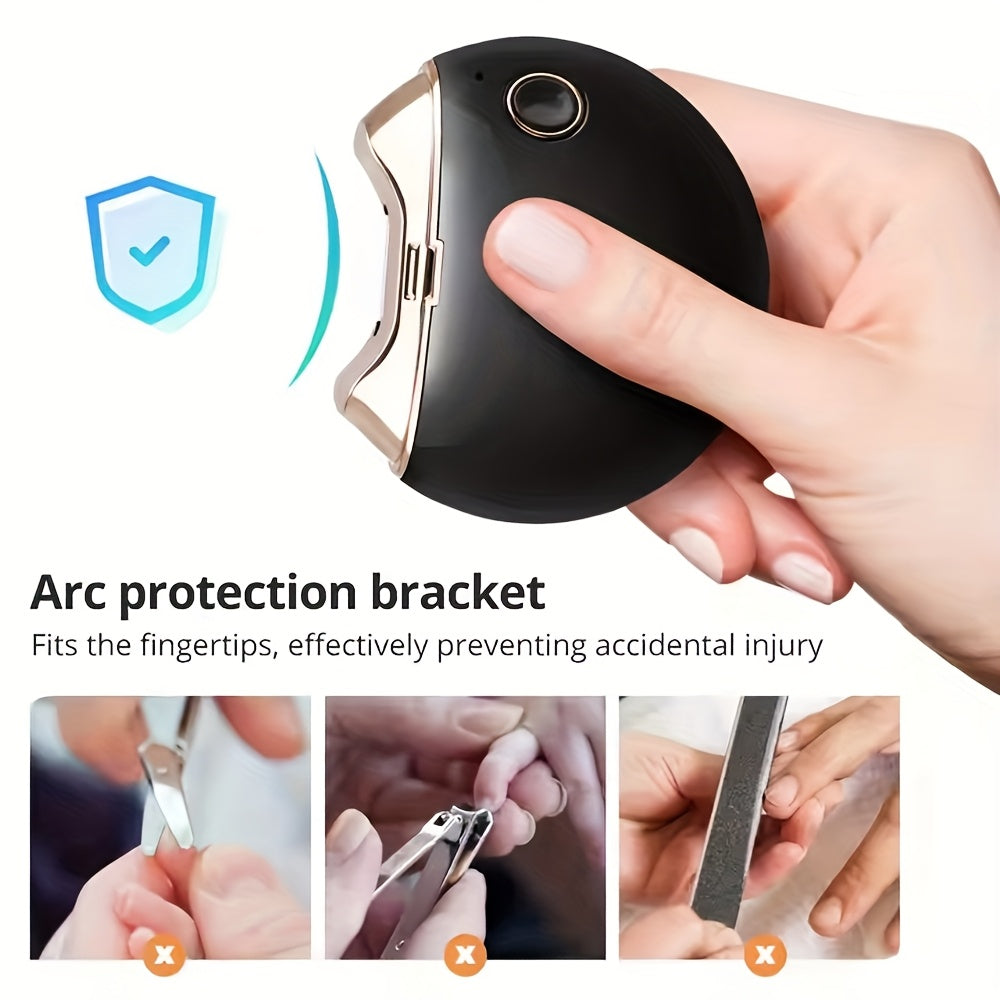 Электрические ножницы для ногтей USB с перезаряжаемой батареей из литий-полимерной батареи 500 мАч для маникюра и полировки ногтей