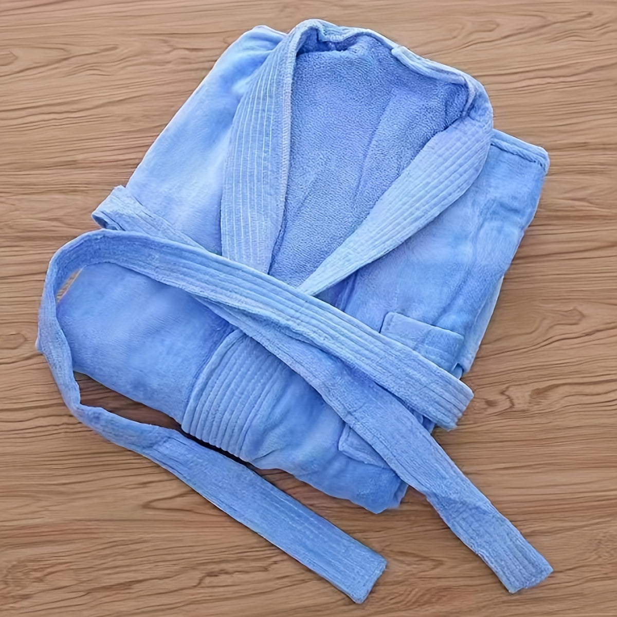 Ayollar uchun paxta hammom kiyimi, uzun qoʻl, suv oʻzlashtiruvchi dam olish kiyimi