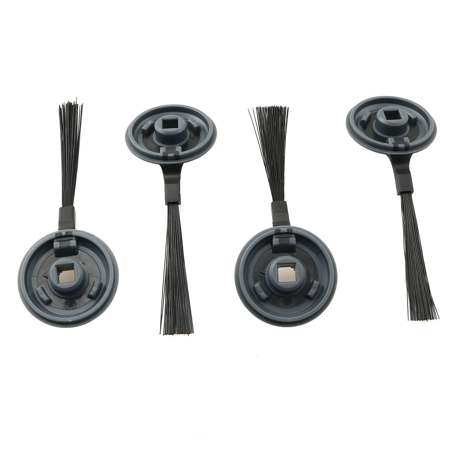 Shark ION Robot Tozalovchi Yon Qopqog'i 4-Dona, Plastik Chang Tozalovchi Qo'shimcha, RVSBK950, RV750, R85, RV850, S87 Modellari bilan Mos, Qora, 9.91 sm Uzunlik, 3.56 sm Kenglik, Uy Tozalash Aksesuarlar