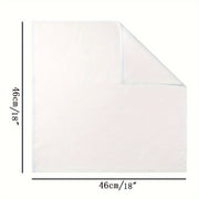 Set of 12 Reusable Cotton Cloth Napkins 45.72 cm for Dining and Events