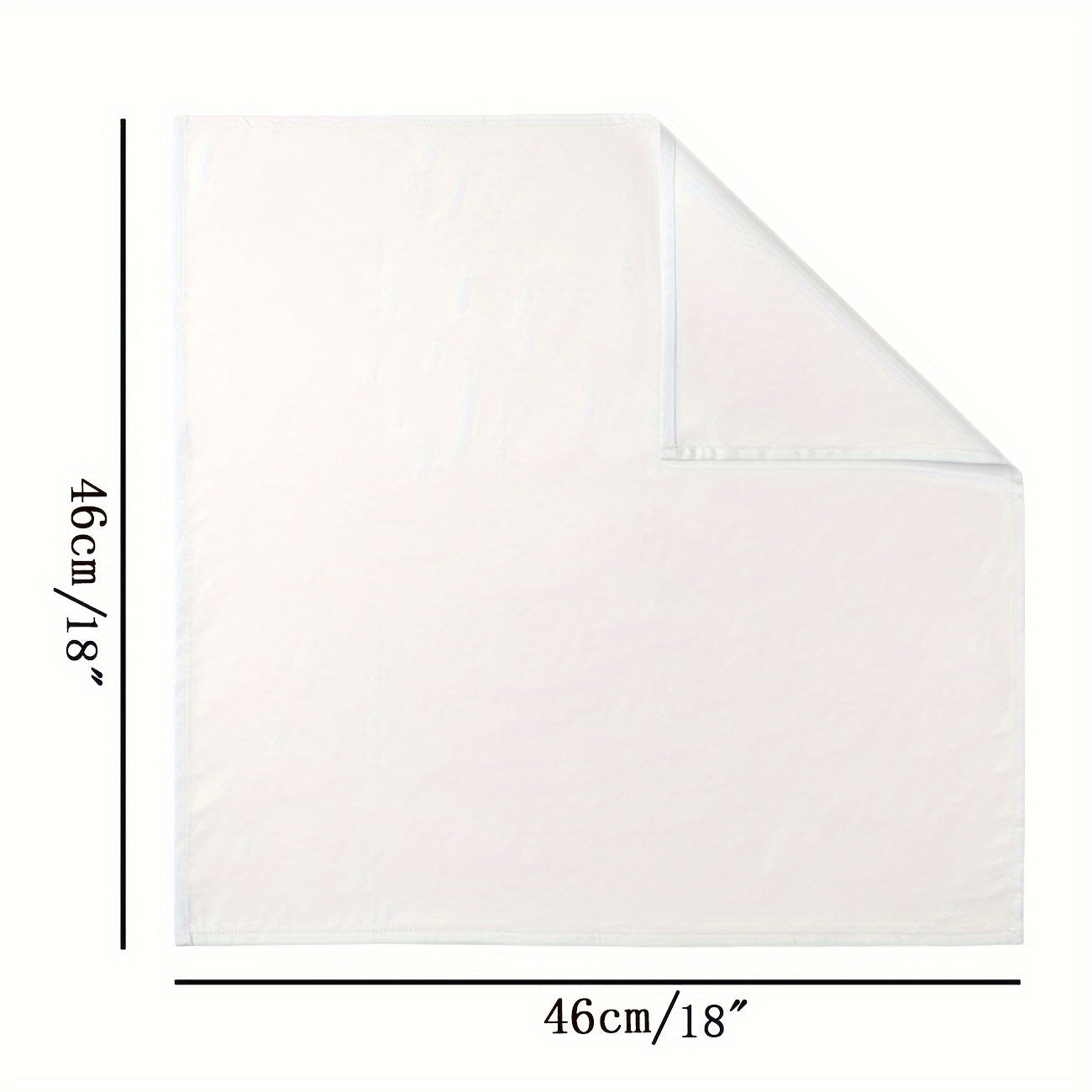 Set of 12 Reusable Cotton Cloth Napkins 45.72 cm for Dining and Events