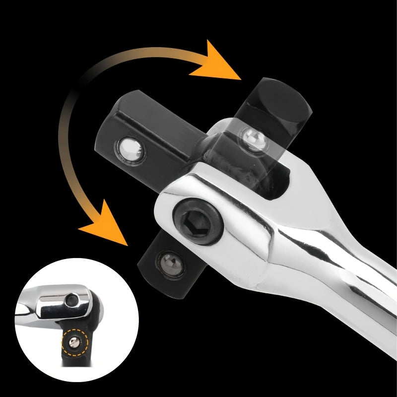 Гаечный ключ с головкой-удлинителем на полдюйма, гибкий, из стали CRV, тяжелого типа