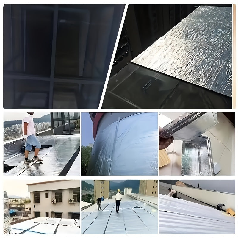 Alfombra de aislamiento térmico de aluminio para insonorización de coches, reflectante metálica