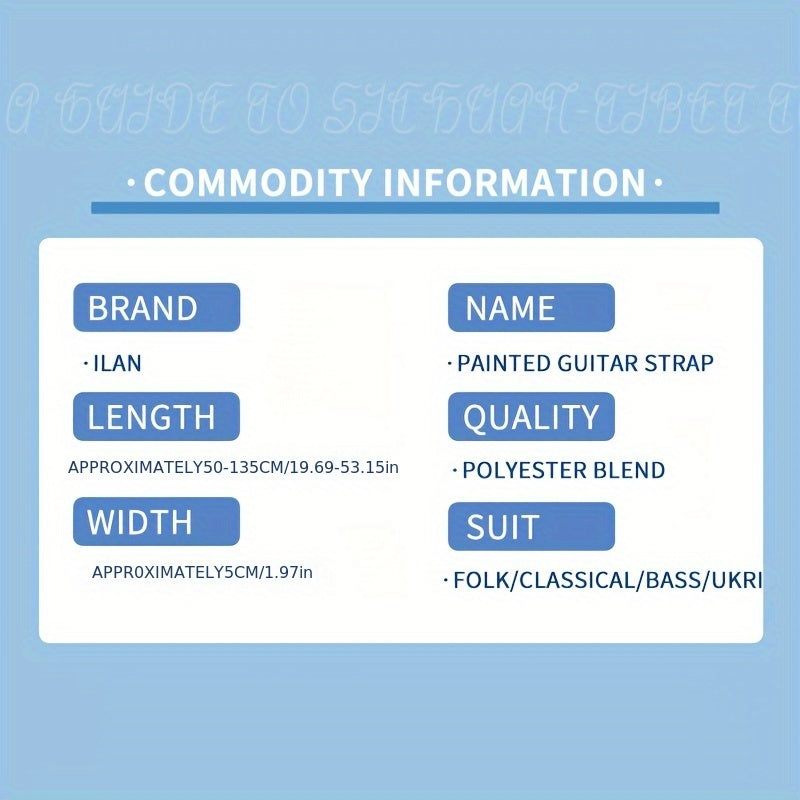 Correa de guitarra de nylon trenzado ajustable para instrumentos de cuerda negro y amarillo