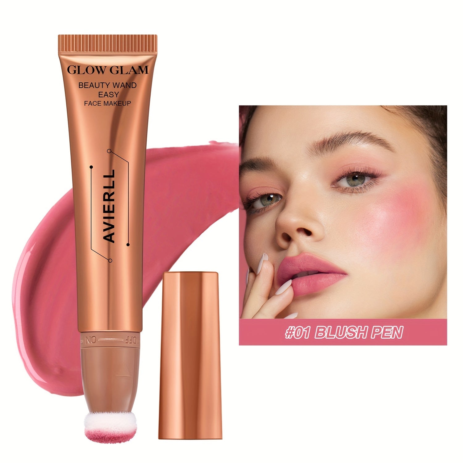 Многофункциональный жидкий контурирующий румяна-хайлайтер-консилер для лица и тела 0.63oz