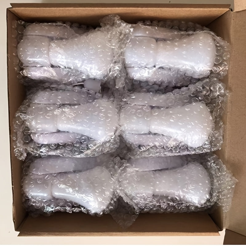 Retractable Battery-Powered LED Rope Light with Zipper Control, Solid Color Plastic, Traditional Style