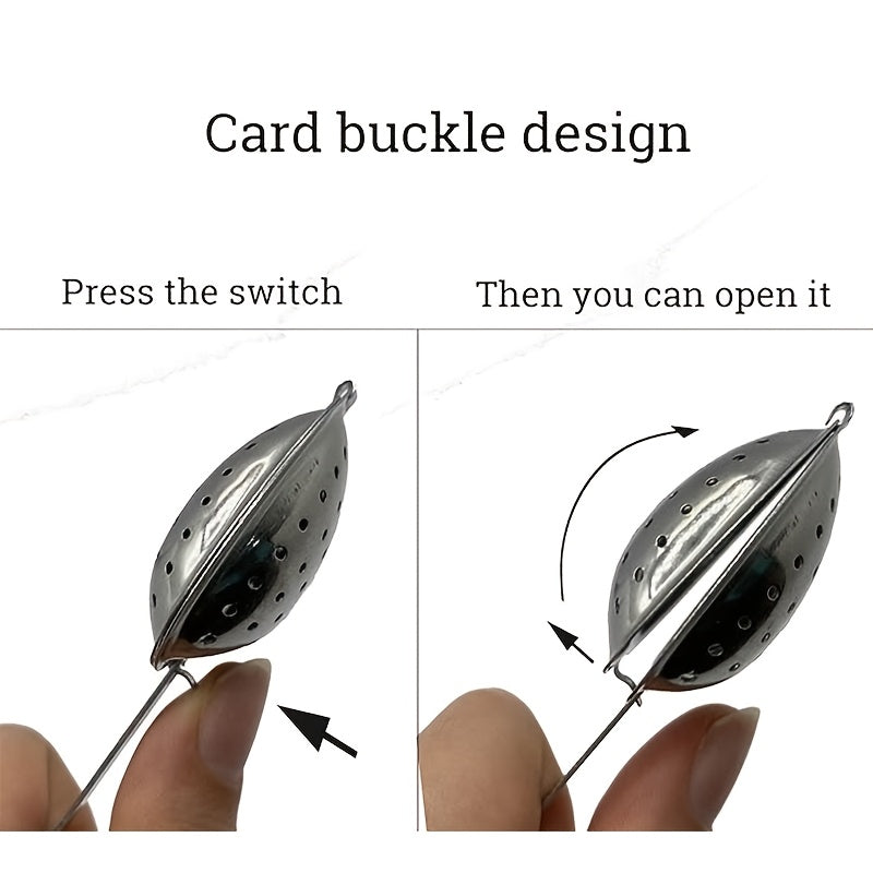 Infusor de té de acero inoxidable en forma de corazón con mango largo y colador de malla fina