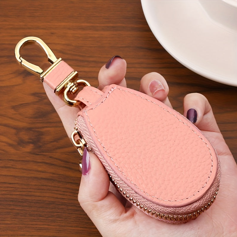 Women's Mini Zipper Key Bag Portable Car Key Chain Multifunctional
