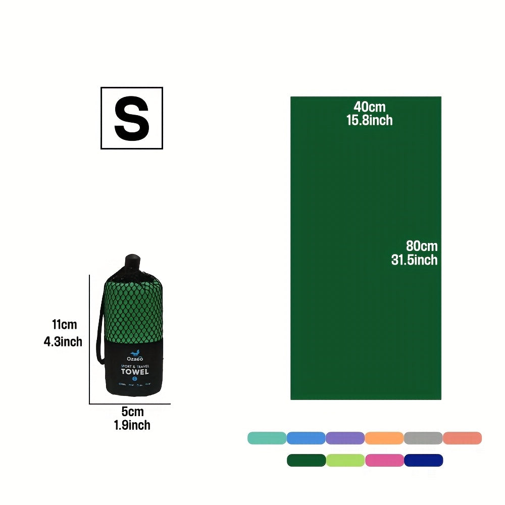 Microfiber Travel Towel Quick Dry Lightweight Sports Beach Hiking Yoga Golf Pickleball