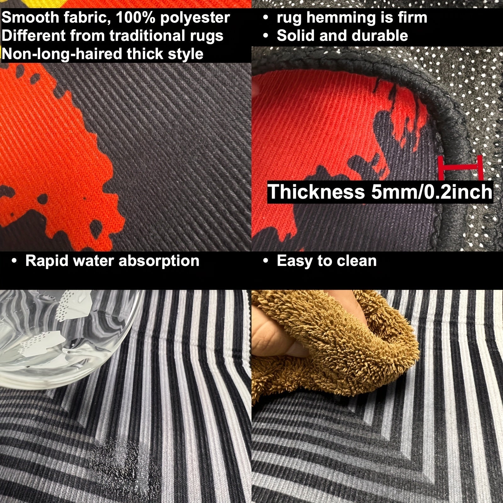 Игровой ковер для мальчиков с дизайном контроллера, внутренний коврик для игровых комнат и спален