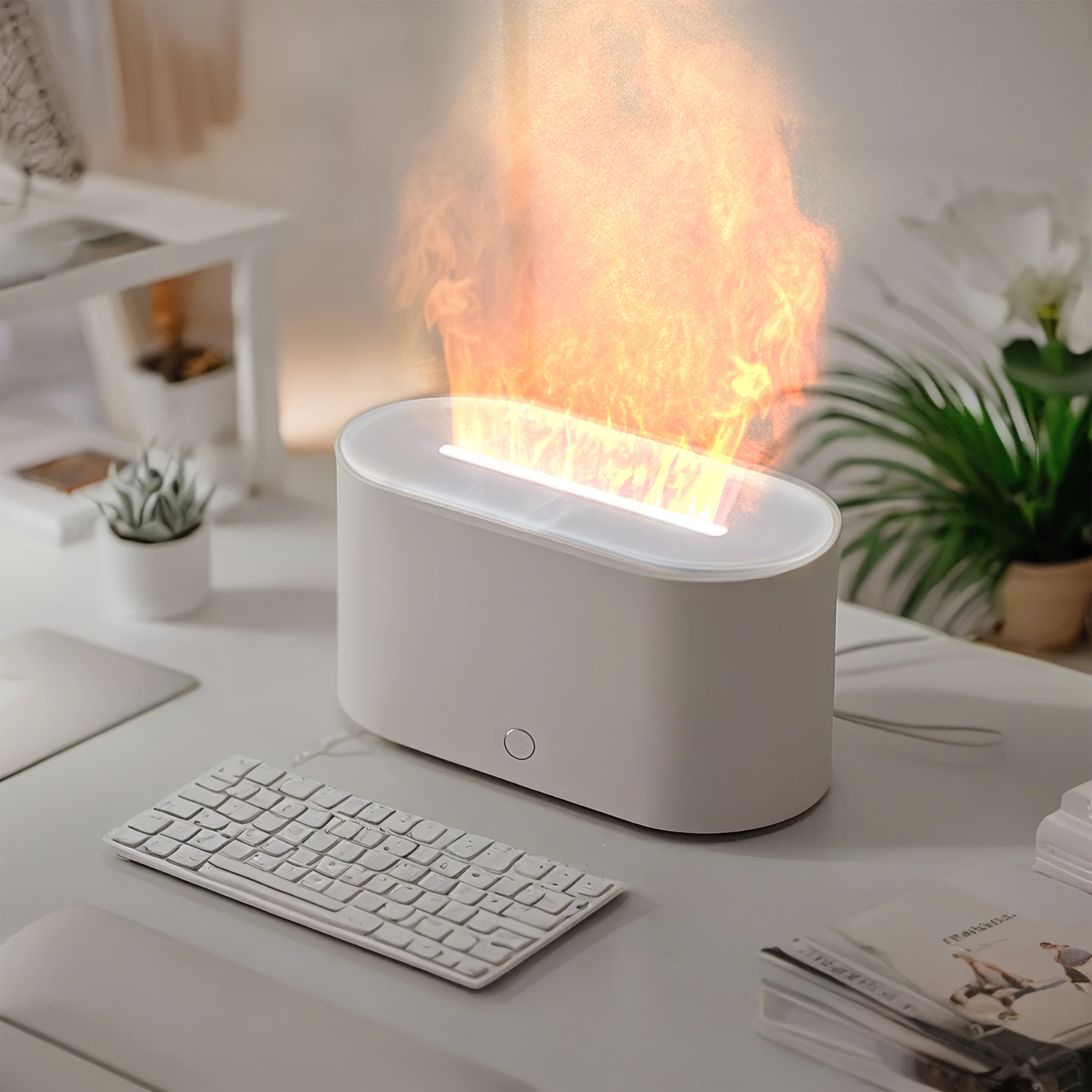 7-Color Essential Oil Diffuser Humidifier with Auto Shut-Off and USB