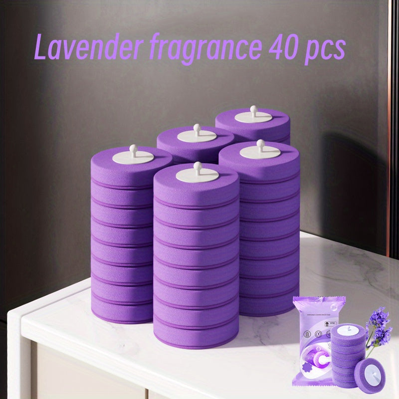 Bir martalik hojatxona cho'tkasi to'plami, 24 ta bo'lak, 40 ta cho'tka boshchalari va aromatik to'ldirishlar bilan