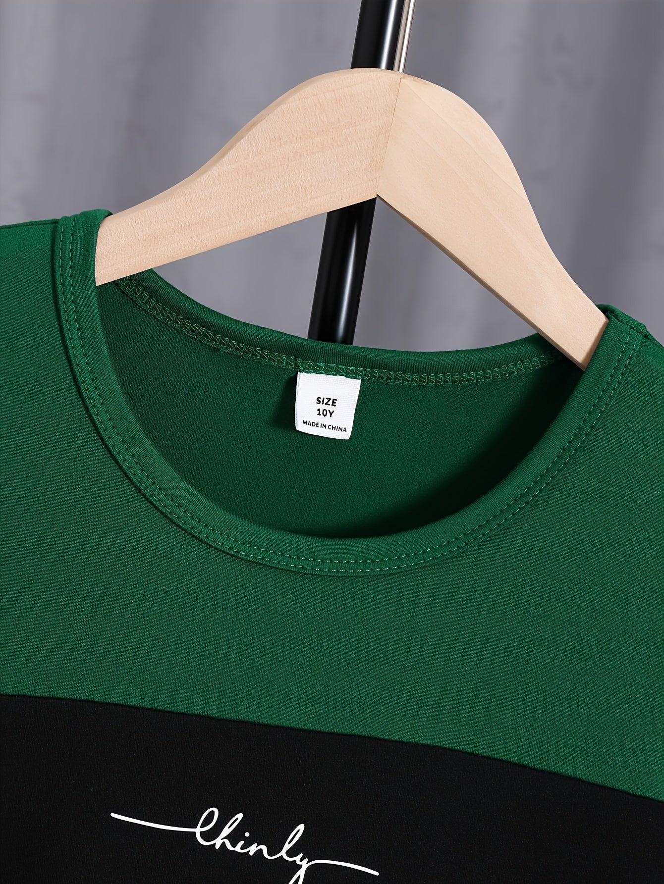 Boys' Casual 2-Piece Set Letter Print T-Shirt and Pants Polyester Spring Autumn