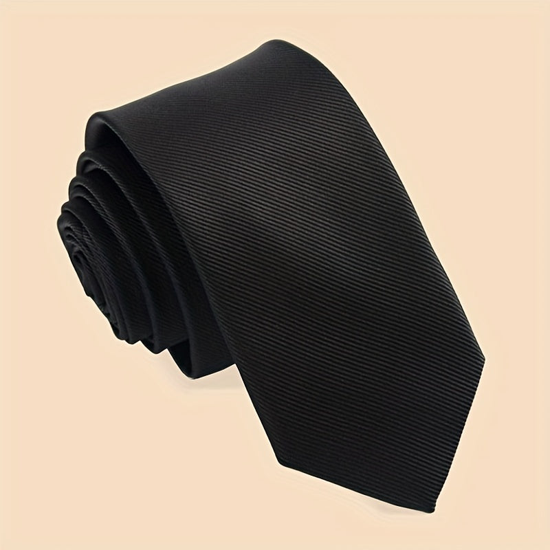 Erkaklar uchun oddiy rangli galstuk, ish kiyimlari va maktab formasi uchun