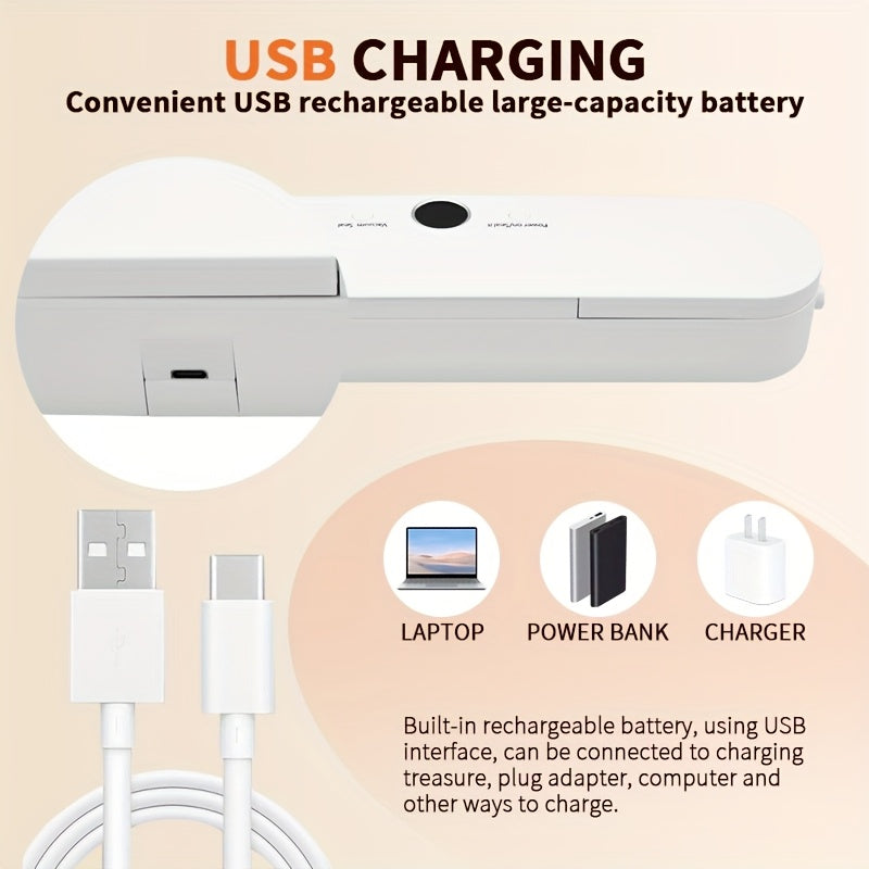 Portable Wireless Vacuum Sealer - USB Rechargeable, Auto Suction