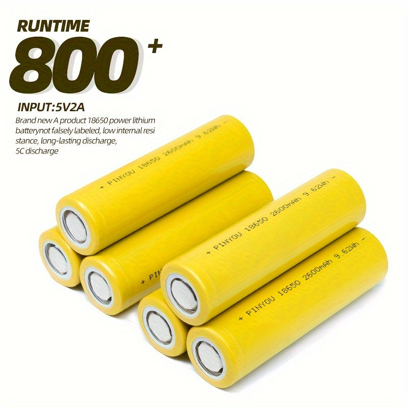 18650 Lithium Batareya 2600mAh 5C chiqarish Qayta tiklanadigan quvvat elementi