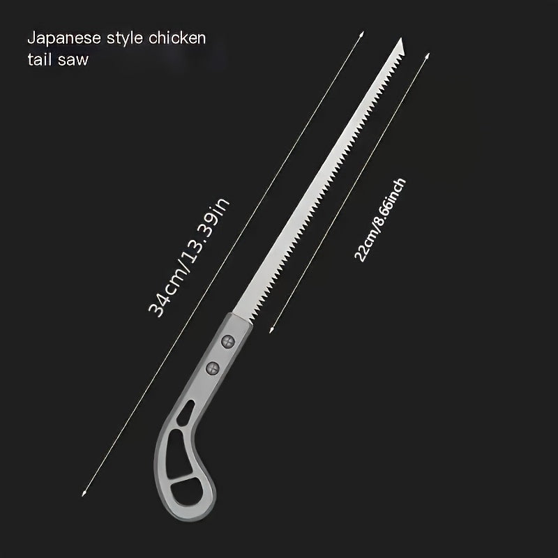 Multi-Purpose Stainless Steel Hand Saw for Gardening and Outdoor Use