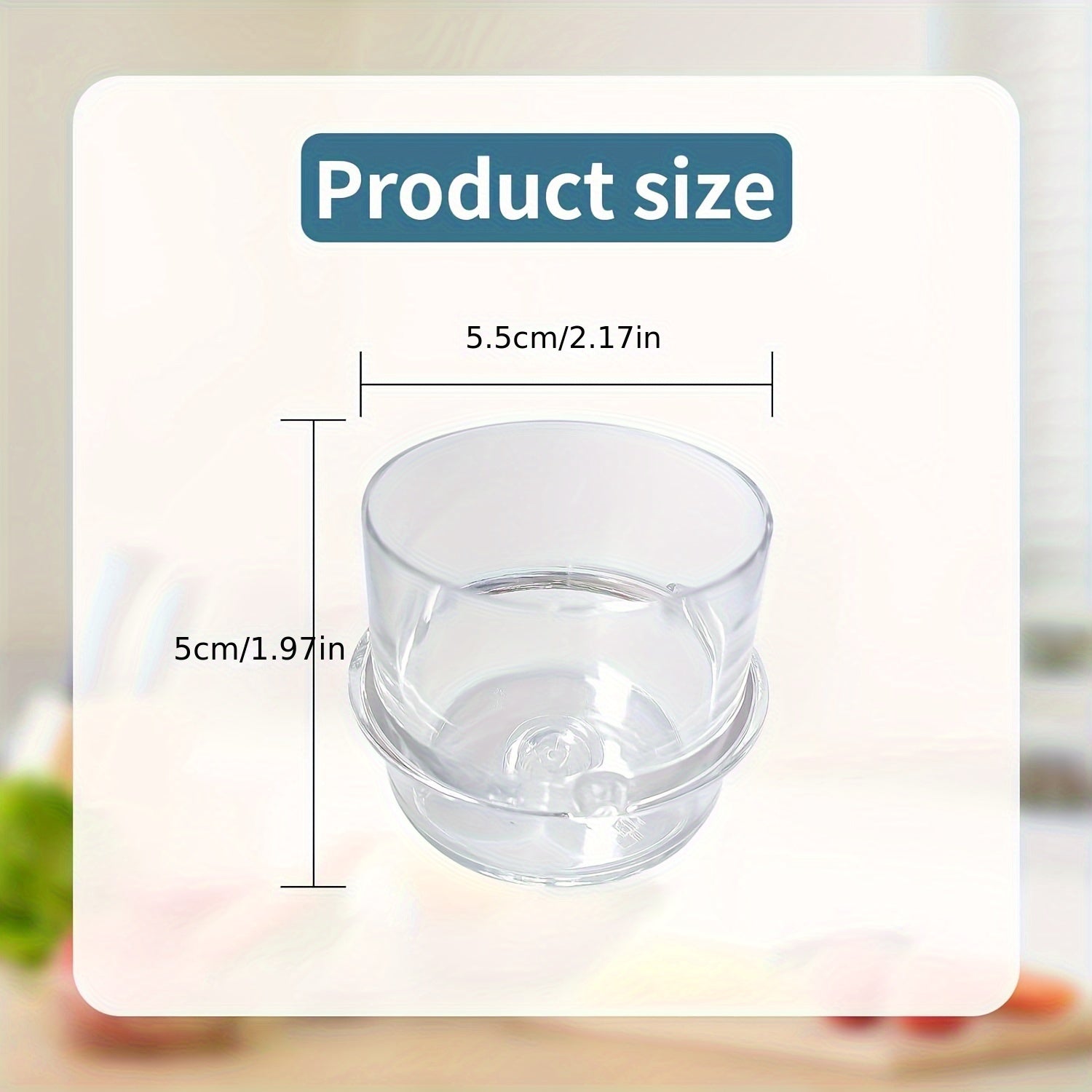 Taza medidora para mezclador de reemplazo 100ml para procesador de alimentos compatible con TM5 TM6 TM21 TM31