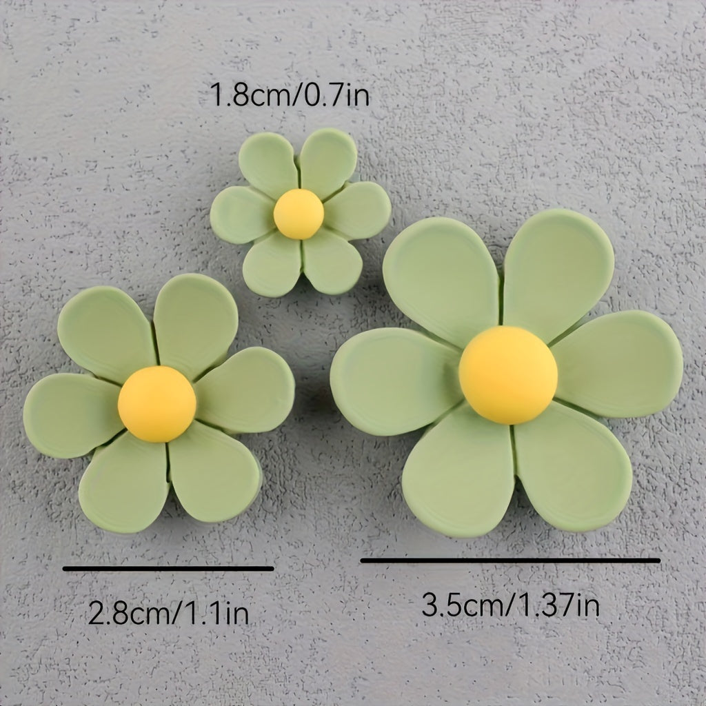 Women Summer Sandal Buckle Accessories 10 Pcs Daisy Flower Decorations