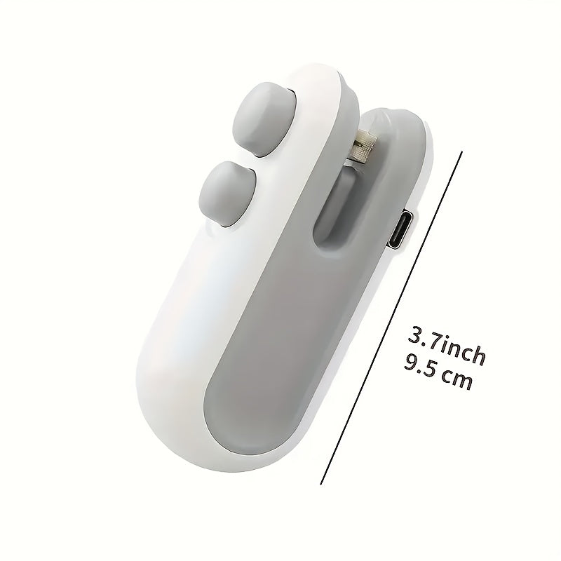 Portable Snack Sealing Device with Magnetic Suction for Plastic Bags