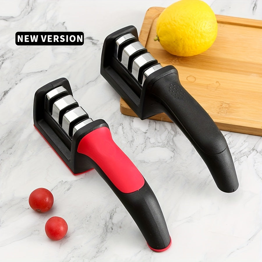 Portable Knife Sharpener with Three Stages for Professional Chefs