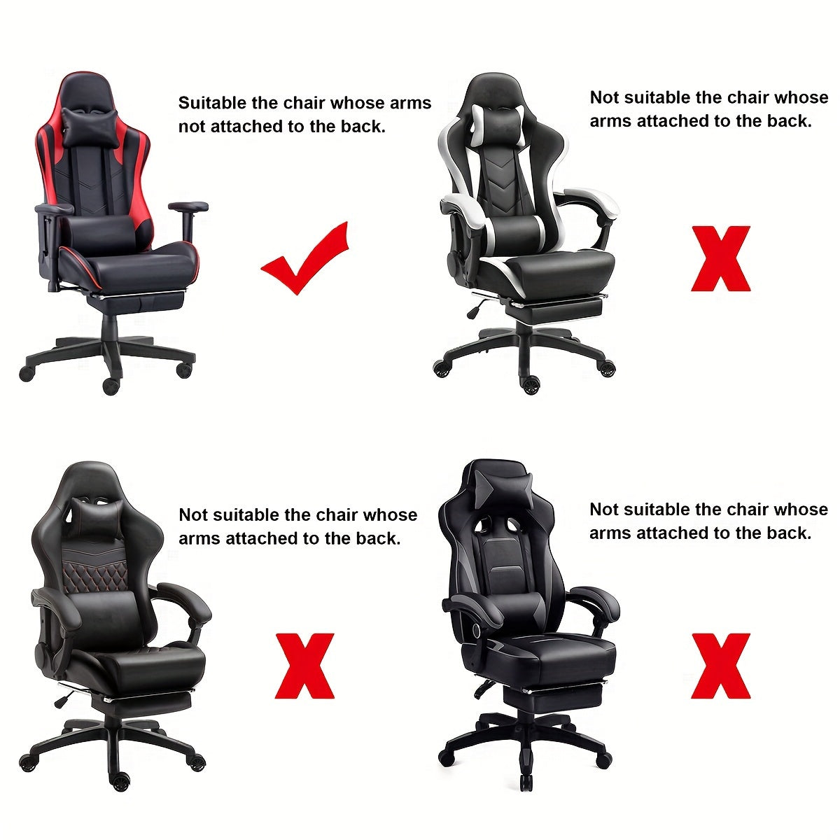 Stretchable Gaming Chair Cover with Eclectic Skull Digital Print Made of Milk Fiber Fabric