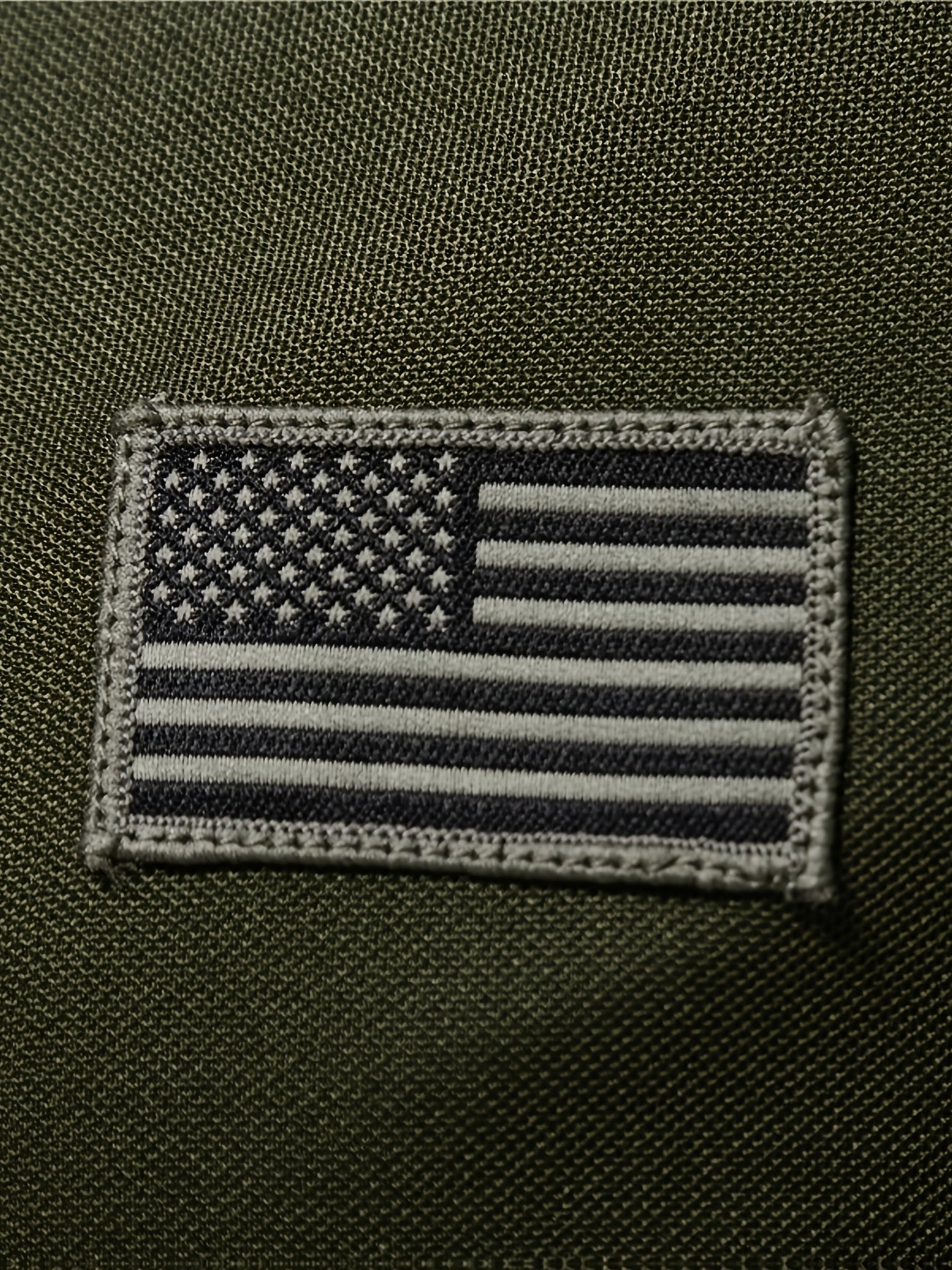 Men's Summer Henley Shirt with Patriotic Flag Design Breathable Polyester Casual Top