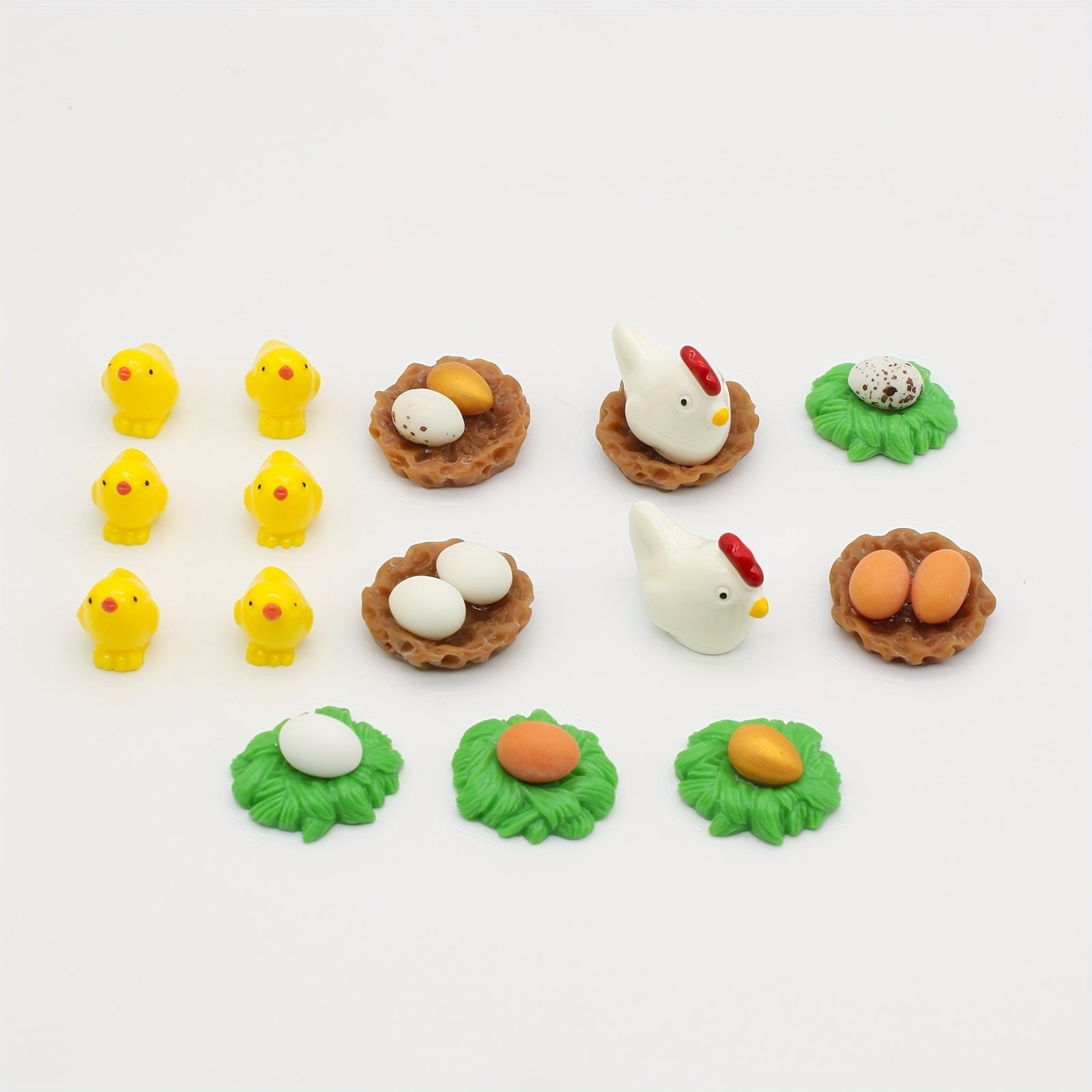 Unisex Resin Chicken Egg Shoe Charms Vibrant Yellow 3D Animal Decorations