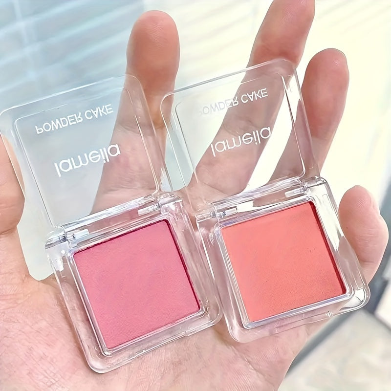 Paleta de rubores nude ligera para mujer, monocromática, maquillaje natural