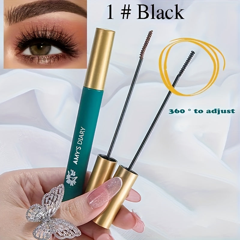 Waterproof Mascara for All Skin Types Long-Wearing Lengthening Curling