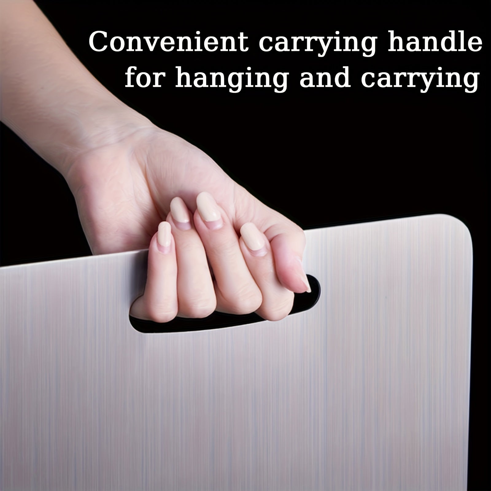 Double-Sided Titanium Steel Cutting Board for Dough Kneading and Rolling