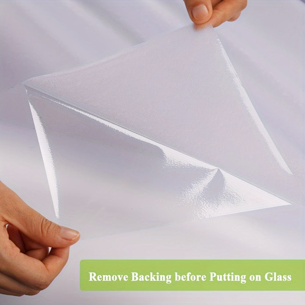 Frosted Privacy Window Film UV Protection Thermal Insulation Static Cling