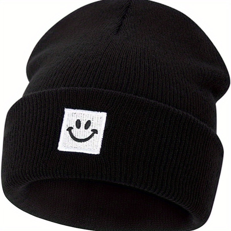 Micro Soft Knit Hat Unisex Winter Beanie Warm Cozy Stylish Black
