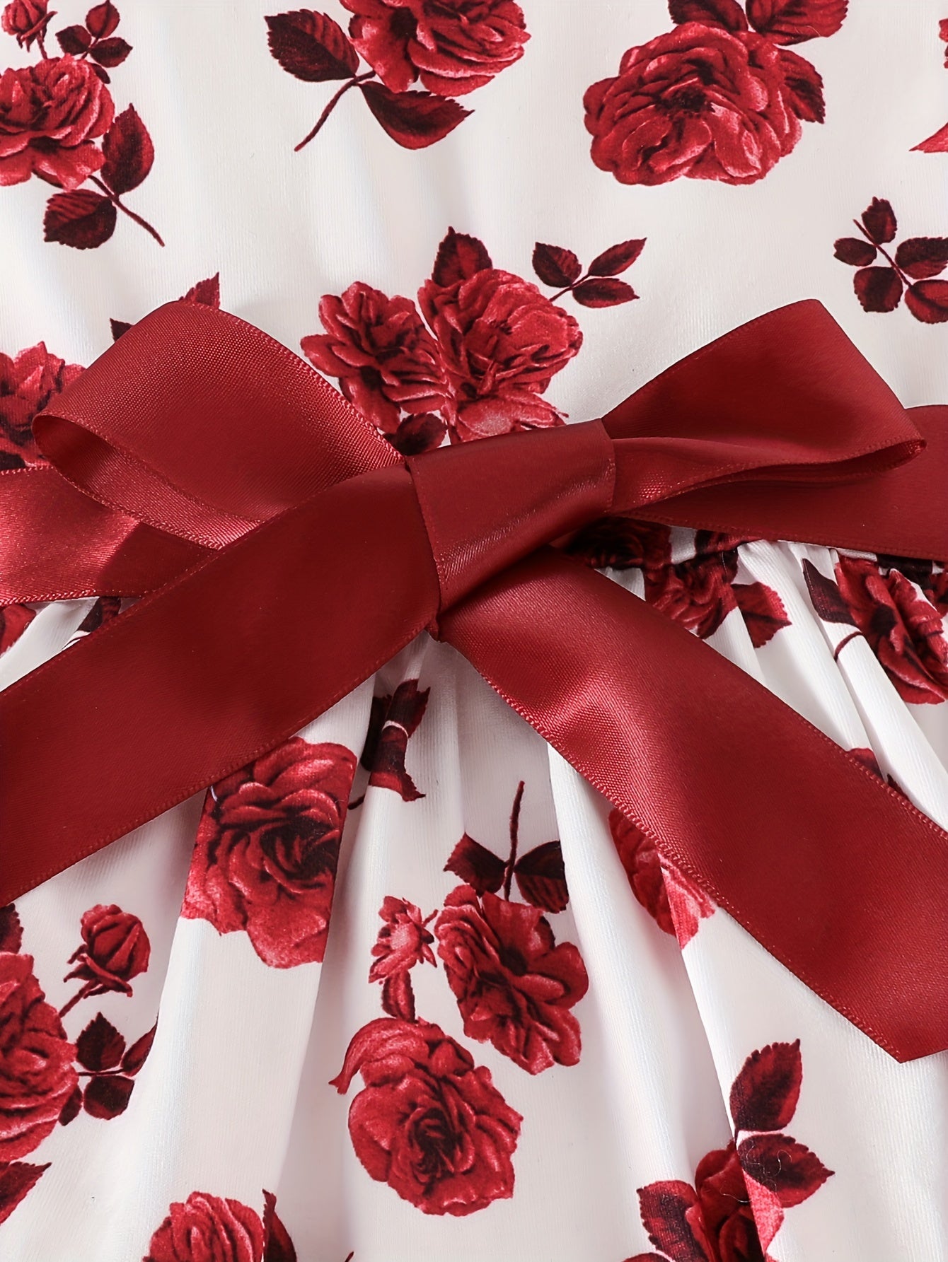 Girls' Floral Lace Jacket and Sleeveless Dress Set for Outdoor Wear