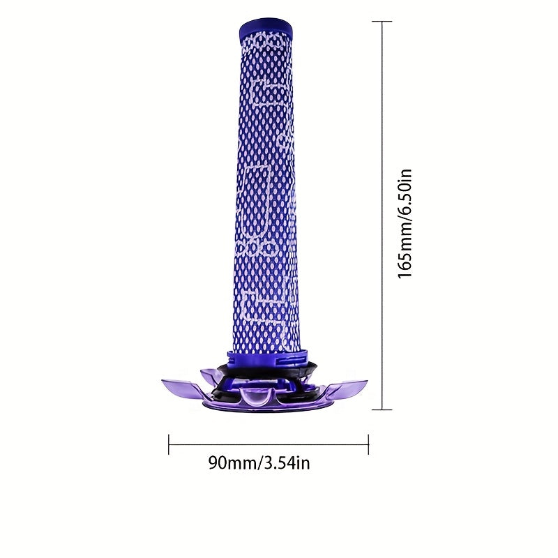 Dyson V8 FOCUS Matras Changyutgich Aksessuarlar To'plami Polyester Toladan Yasalgan Old va Orqa Filtr To'plamini o'z ichiga oladi.